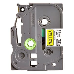 Picture 2 of Labeltape Brother P-touch TZe-631 standaard 12mm zwart op geel