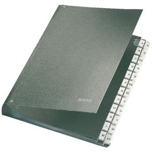 Picture 2 of Bureaumap Leitz A4 A-Z internationaal karton zwart