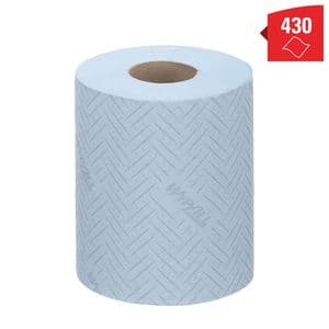 Picture 3 of Poetspapier WypAll L10 1-laags 430 vel blauw 6223