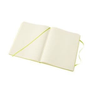 Picture 4 of Notitieboek Moleskine XL 190x250mm blanco hard cover lemon green