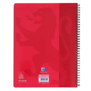 Picture 8 of Collegeblok Oxford School A4 ruit 10x10mm 23-gaats 160 pagina's 80gr assorti