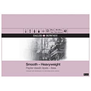 Picture 1 of Tekenpapier Daler-Rowney Smooth Heavyweight 220gr A2 natuurlijk wit