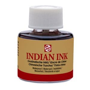 Picture 1 of Oost-Indische inkt Talens zwart 11ml