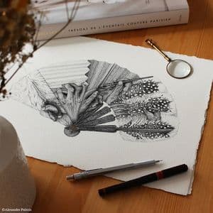Picture 5 of Tekenset rOtring Isograph college 0.25mm, 0.35mm en 0.5mm 34 stuks