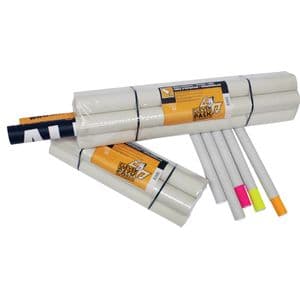 Picture 3 of Verzendkoker CleverPack A2 450x50x1.5 met doppen wit pak à 5 stuks