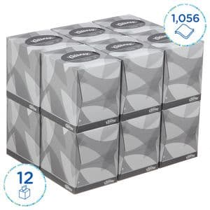 Picture 2 of Facial tissues Kleenex kubus 2-laags 88 vel wit 8834