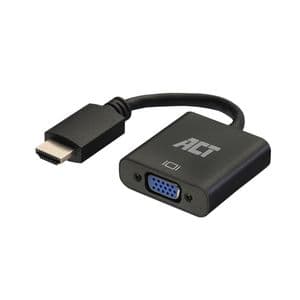 Picture 1 of Adapter ACT HDMI naar VGA met audio 0.15 meter