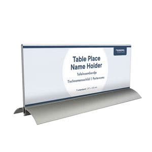 Picture 1 of Tafelnaambord Europel 105x297mm acryl aluminium