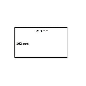 Picture 2 of Labeletiket IEZZY Zebra DHL 102x210mm 25mm wit permanent 210 stuks