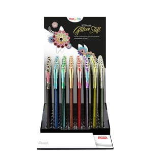 Picture 1 of Gelschrijver Pentel K110 Dual medium metallic assorti 8 kleuren
