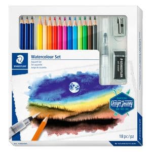 Picture 1 of Kleurpotlood Staedtler Design Journey watercolor aquarel 18-delig