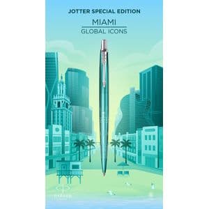 Picture 6 of Balpen Parker Jotter special edition Miami turquoise CT medium