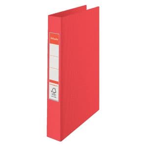 Picture 1 of Ringband Esselte A4 23-rings O-mech 19mm PP rood