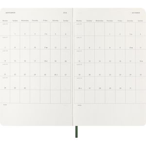 Picture 4 of Agenda 2026 Moleskine 12M Planner Weekly 7dagen/1pagina large sc myrtle green