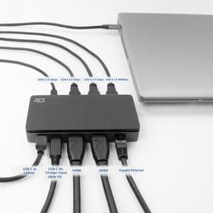 Picture 5 of Dockingstation ACT USB-C 4K MST voor 2 HDMI monitoren