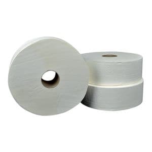 Picture 3 of Toiletpapier Cleaninq T1 jumbo groot 2-laags 6x380m wit