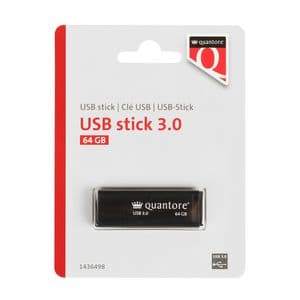 Picture 1 of USB stick 3.0 Quantore USB-A 64GB zwart