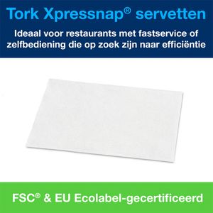 Picture 5 of Servet Tork N4 Xpressnap Premium 1/2 vouw 2-laags 213x165mm 1000 vel wit 15850