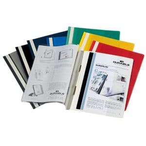 Picture 2 of Snelhechtmap Durable Duraplus A4 zwart