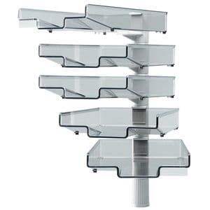Picture 1 of Brievenbak Hansa met 360 graden zwenkarm 5stuks grijs