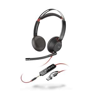 Picture 1 of Headset HP POLY Blackwire 5220 Stereo USB-C met 3.5 mm plug