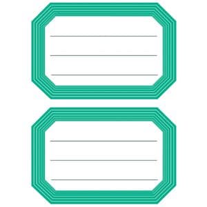 Picture 2 of Etiket HERMA 5716 82x55mm schrift groene rand 12 stuks