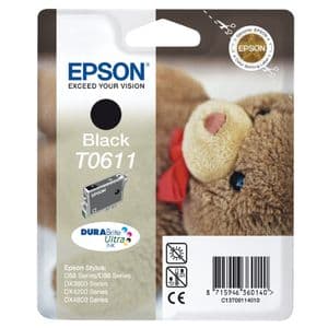 Picture 1 of Inktcartridge Epson T0611 zwart