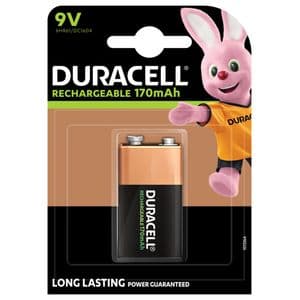Picture 1 of Batterij oplaadbaar Duracell 1x9Volt 170mAh Plus