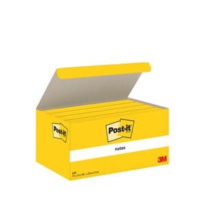 Picture 2 of Memoblok Post-it 653 38x51mm geel 3 stuks