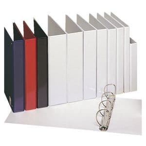 Picture 2 of Presentatieringband Esselte Essentials panorama A4 4-rings D-mechaniek 25mm wit