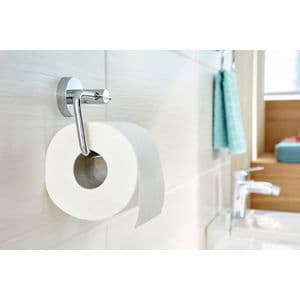 Picture 5 of Toiletrolhouder tesa® Smooz hoogglans verchroomd metaal zelfklevend