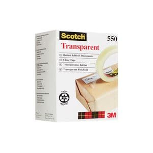 Picture 2 of Plakband Scotch 550 19mmx66m transparant