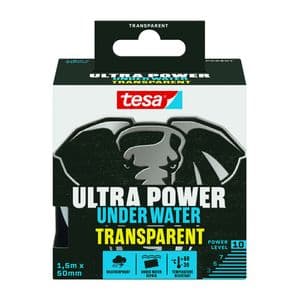 Picture 1 of Reparatietape tesa Ultra Power Onderwater transparant 50mmx1,5m
