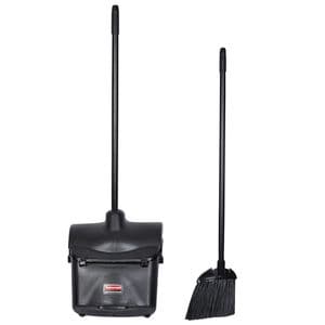 Picture 2 of Handveger Rubbermaid Executive Lobby Broom met lange steel zwart