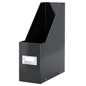 Picture 3 of Tijdschriftencassette Leitz WOW click & store gerecycled karton zwart
