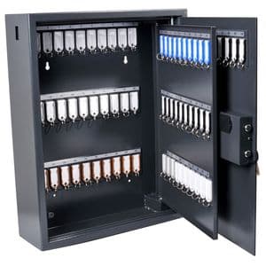 Picture 2 of Sleutelkast Pavo High security Magnettag met fingerprintslot 100 haken 600x480x150mm