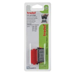 Picture 1 of Stempelkussen Trodat Printy 6/4911 2 stuks rood
