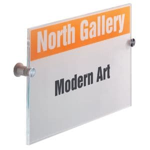 Picture 2 of Deurbordje Durable crystal sign 4825 210x297mm