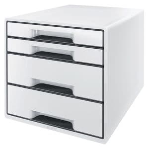 Picture 2 of Ladenblok Leitz Wow CUBE A4 maxi 4 laden wit/zwart