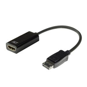 Picture 1 of Adapter ACT DisplayPort naar HDMI 4K 0.15 meter