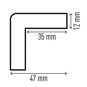 Picture 3 of Beschermingsprofiel Durable C35 hoek 1m geel zwart