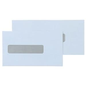 Picture 1 of Envelop Quantore 109x224mm midden venster 25x110mm 500 stuks