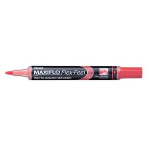 Picture 1 of Whiteboardmarker Pentel MWL5SBF Maxiflo rond 1.5-4.5mm rood
