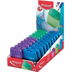 Picture 1 of Puntenslijper Maped Shaker 2-gaats display à 20 stuks assorti