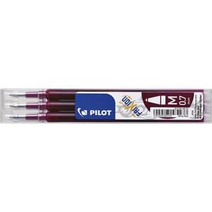 Picture 1 of Rollerpenvulling Pilot friXion medium wijnrood set à 3 stuks