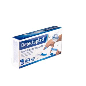 Picture 4 of Waterafstotende blauwe pleister Detectaplast 180x20mm 100 stuks