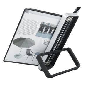 Picture 3 of Zichtpanelensysteem bureau Tarifold VEO PP A4 met 10-tassen zwart