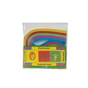 Picture 1 of Vlechtstroken Kreatief 1.5x48cm assorti 200 stuks