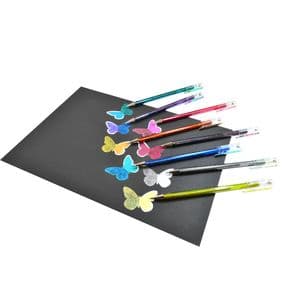 Picture 5 of Gelschrijver Pentel K110 Dual medium metallic assorti 8 kleuren