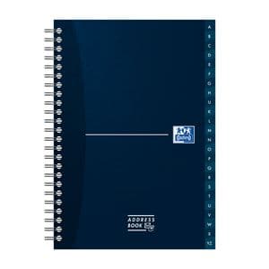 Picture 3 of Adresboek Oxford Office Essentials A5 72vel dubbelspiraal assorti